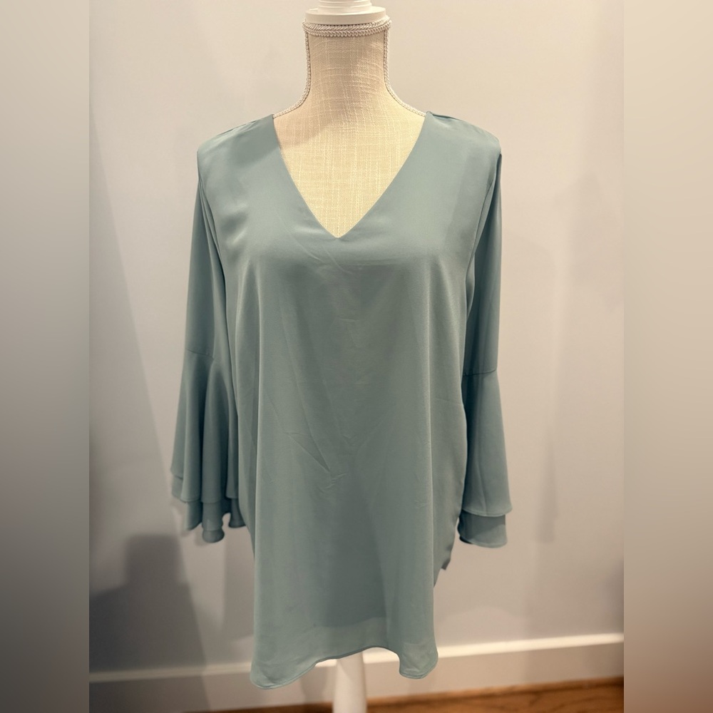 Zenana Outfitters Light Blue Blouse